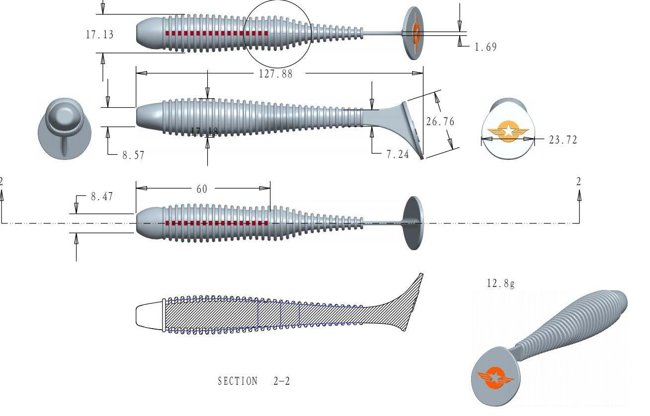 Battlestar Rib Baits